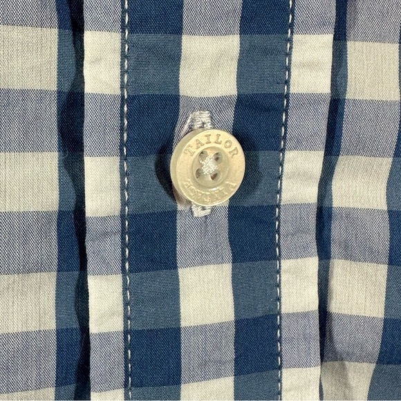 Tailor Vintage Gingham Short Sleeve Button Down Fast Dry Shirt Sz S NWT - Picture 4 of 15